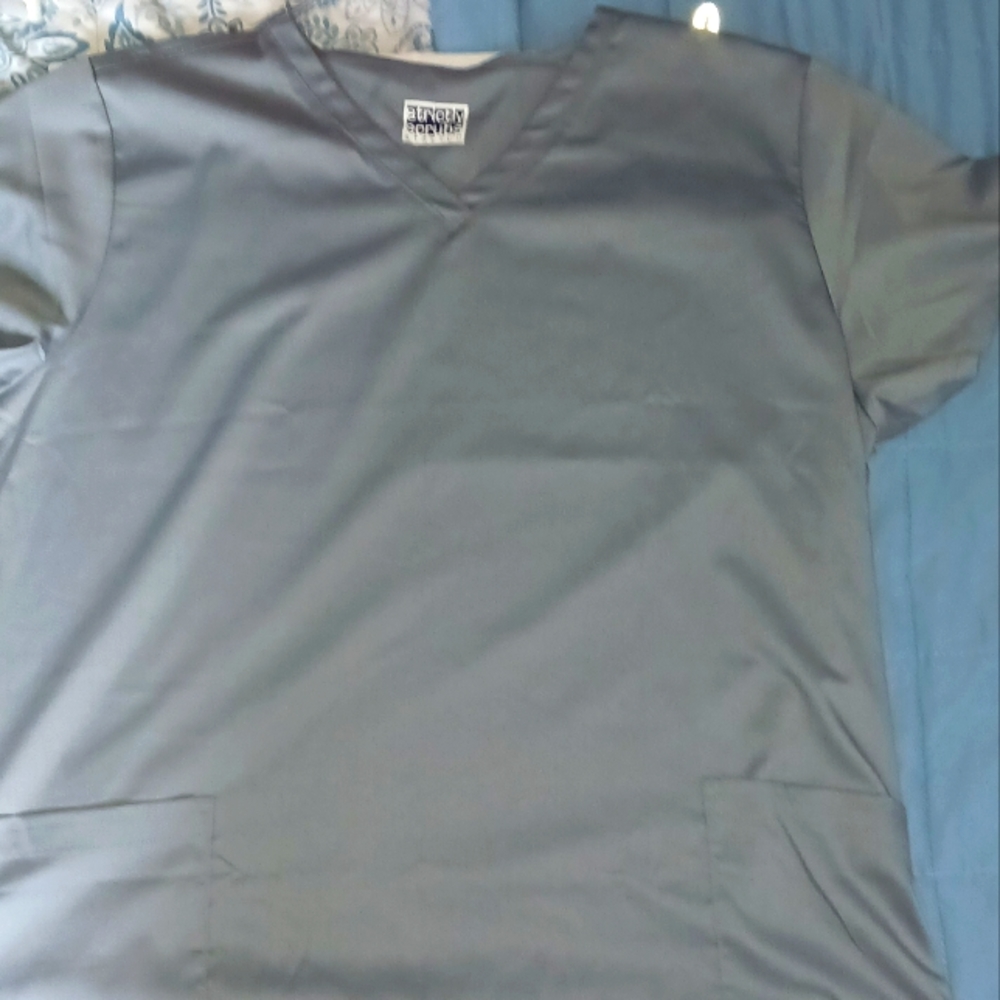 Strictly Scrubs Strech Size 2XL Grey